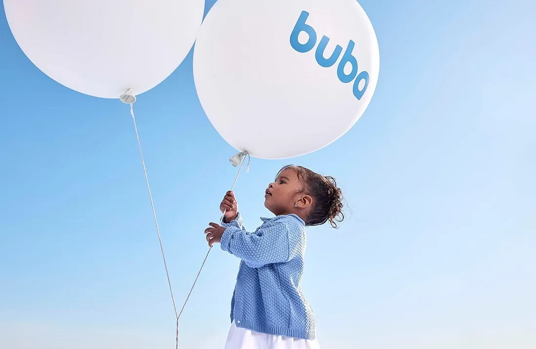 Linha Infantil BUBA disponível na Distribuidora de Medicamentos DL, com produtos para crianças fornecidos com qualidade e confiança na Paraíba e Ceará.